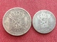 BELGIQUE Lot De 2 Monnaies Argent - 2 Francs