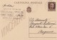 CARTOLINA POSTALE VINCEREMO C. 30 - GANDINO ,STUDIO TECNICO CARLO RUDELLI - PERITO IND. ( BERGAMO) VIAGGIATA PER BERGAMO - Interi Postali