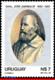 Ref. UR-1150 URUGUAY 1983 - JOSE GARIBALDI DEATH, CENTENARY, MNH, FAMOUS PEOPLE 1V Sc# 1150 - Uruguay