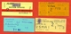 France 1991-92. City Paris. Lot Of 4 Tickets. - Europe
