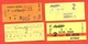 France 1991-92. City Paris. Lot Of 4 Tickets. - Europa