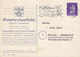 Germany Deutsches Reich ALSTERTOR-APOTHEKE Slogan 'Rundfunk Störungen' HAMBURG 1944 Card Karte BERLIN-HERMSDORF - Lettres & Documents