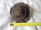 Delcampe - ANCIEN  BOULET DE CANON DE 90 MM  POIDS SUPERIEUR A 1500 GRS DANS SA GANGUE DE SEDIMENTS MARINS. POIDS TOTAL 2400 GRS - Decorative Weapons