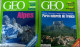 4 N° De Géo : 131 (Baltique) - 201 (Himalaya) - 207 (Parcs Naturels De France)  - 264 (Alpes). 1990/2001 - Géographie