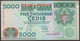 TWN - GHANA 34j - 5000 5.000 Cedis 4.8.2006 Prefix EK UNC - Ghana