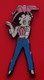 Modern Enamel Pin Badge Betty Boop Character Blue Jeans Pink Top - Celebrities
