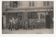 CARTE PHOTO - PARIS - MILITAIRES DEVANT LE BUREAU DE POSTE N°38, RUE CLAUDE BERNARD - 75 - Other & Unclassified