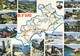 05 Carte Du Département Des Hautes Alpes (2 Scans) - Other & Unclassified