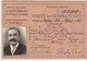 Carte Du Combattant 1934 / Brulez à Epinal 88 / Né à Jeanménil / Croix Du Combattant - Documents