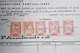 GE - Lebanon 1949 Rent Document With Several Rare Fiscal Revenue Stamps & Contract 20pl Sucharge On 15p Notarial - Lebanon