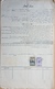 GE - Lebanon 1945 Rent Document With 1 LIVRE Fiscal Stamp - Lebanon