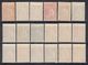 1930 Yvert Nº 514 / 528,  Michel Nº 516 / 530, 523b, /*/ - Unused Stamps