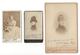 EUGENIE  DOCHE 1821 - 1900  , 6 Photographies ( 4 Cabinet - 2 Cdv ) Envoi Autographe - Antiche (ante 1900)