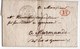 LETRE  CACHET  LESPARRE  1833  CACHET D ARRIVEE MARMANDE  MR NEUVILLE ARPENTEUR A GRANON - 1801-1848: Precursors XIX