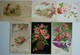 MIXED LOT 6 OLD LITHO POSTCARDS - ROSES , ROSEN - 5 - 99 Postales