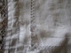 229 - Taie D'oreiller 75 X 75 En Coton Ou Lin Monogrammée SB - Draps/Couvre-lits