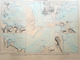 29 PORT LAY TUDY LOMENER PENERF LE PO  PLAN DU PORT ET DE LA VILLE  EN 1879 DE L'ATLAS DES PORTS DE FRANCE 49 X 67 Cm - Nautical Charts