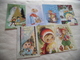 LOT DE 7 ILLUSTRATIONS .....BONNE ANNEE ... - 5 - 99 Postcards