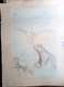 ILE D'YEU HERBAUDIERE   PORT JOINVILLE  PLAN DU PORT ET DE LA VILLE  EN 1882 DE L'ATLAS DES PORTS DE FRANCE 49 X 67 Cm - Cartes Marines