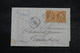 FRANCE - Lettre De Caen Pour Vimoutiers En 1860, Affranchissement Napoléon 40ct En Paire , PC 578 -  L 27705 - 1849-1876: Période Classique