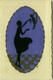 1920s ART DECO POSTCARD - WOMAN SILHOUETTE & PARROT - CHAMPAGNE ROBERT DURLAC  - VERVIERS (BG204) - Other & Unclassified