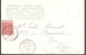 10c Piquage Bien Décalé Sur CP 129 Obl Oct 1904 - Semeuse - Lettres & Documents