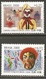 Brazil-China. Scott # 2767-68,3053-54 MNH. Puppet & Masks. Joint Issue  Of  2000 - Joint Issues