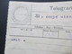Delcampe - Schweiz 1947 Telegramm Im Umschlag Rapperswil Brieftelegram Und Schwarzer Stempel Per Post Aus Wien - Briefe U. Dokumente
