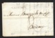 Charente Infre-Lettre Avec Marque Linéaire 16 SAINTES-Pour Bordeaux - 1801-1848: Précurseurs XIX