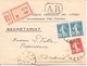 140 X2 + 138 Sur LR Commision Des Loyers + Reçu - Obl Apt Juillet 21 + Cachet Arrivée - TB - 25c Semeuse - 1921-1960: Période Moderne