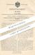 Original Patent - Benno Goerke , Königshütte , Schlesien | 1901 | Anzeige | Zählwerk , Zeigerwelle | Waage , Gewicht !! - Historische Dokumente