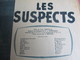 Cinéma/Revue/Le Film Complet/"Les Suspects"/Ch.Vanel,J. Morel, Anne Vernon/CCFC/Dréville/ 1957               CIN87 - Otros & Sin Clasificación