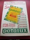 POTAGE POTALUX POULE AUX PATES  - BUVARD Collection Illustré LOURAIN Publicitaire Publicité Alimentaire Potages & Sauces - Soep En Saus