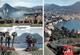 Cartolina Lugano Vedutine Treno 1961 - Non Classificati