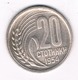 20 STOTINKI 1954   BULGARIJE /3209/ - Bulgarie