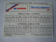 BRITISH AIRWAYS / GB AIRWAYS. SUMMER SCHEDULE - ENGLAND, 1986. - Timetables