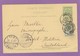 ENTIER POSTAL D'ANVERS POUR WEDEL-HOLSTEIN,2 CACHETS D’ARRIVÉES.ALTONA + WEDEL. - Cartes Postales 1871-1909
