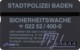 TWK Österreich Privat: "Stadtpolizei Baden" Gebr. - Oesterreich