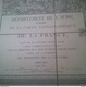 GRANDE CARTE TOILEE AUBE 1845 EN 4 PARTIES TROYES ERVY BAR SUR SEINE BAR SUR AUBE NOGENT ARCIS BRIENNE RAMERUPT 1845 - Cartes Géographiques