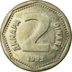 Monnaie, Yougoslavie, 2 Dinara, 1993, TTB, Copper-Nickel-Zinc, KM:155 - Yougoslavie