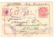 Iran REGISTERED POSTAL CARD VIA Russia SENT FROM Ispahan To Germany 1899 - Iran