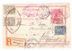 Iran REGISTERED UPRATED POSTAL CARD SENT TO Germany 1907 - Iran