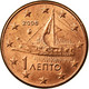 Grèce, Euro Cent, 2006, TTB, Copper Plated Steel, KM:181 - Grèce