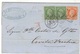 D725 - MARSEILLE 23 FEVR 70 POUR ITALIE - 1862 Napoleon III