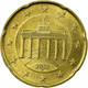 République Fédérale Allemande, 20 Euro Cent, 2002, TTB, Laiton, KM:211 - Allemagne