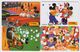 ENCART FOLDER 4 TC  NEUVES GPT SINGAPOUR - DISNEY & KODAK - Mickey Minnie Donald - SINGAPORE MINT Movie Phonecards - Disney