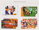 ENCART FOLDER 4 TC  NEUVES GPT SINGAPOUR - DISNEY & KODAK - Mickey Minnie Donald - SINGAPORE MINT Movie Phonecards - Disney