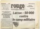 ROUGE Du 16 Aout 1977 Larzac: Corse ; Mattei-Cap Corse ; Grande Bretagne - 1950 à Nos Jours