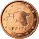 Estonia, 2 Euro Cent, 2011, TTB, Copper Plated Steel, KM:62 - Estonie