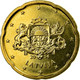 Latvia, 20 Euro Cent, 2014, SUP, Laiton, KM:154 - Lettonie